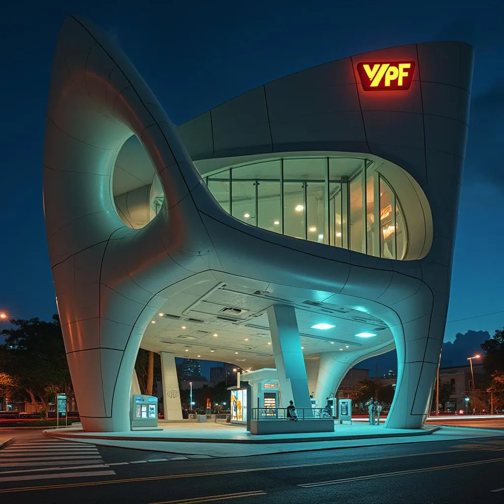 Estación YPF en Buenos Aires